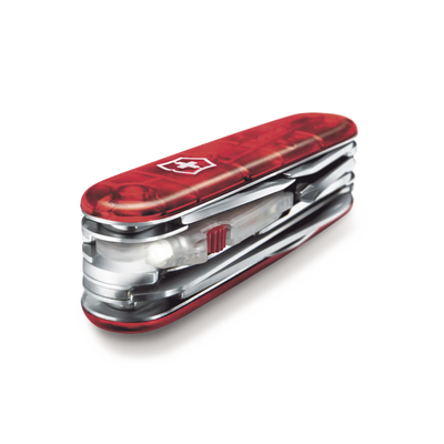 Navaja Victorinox de Bolsillo Mediana Huntsman Lite de 21 Funciones con Luz LED