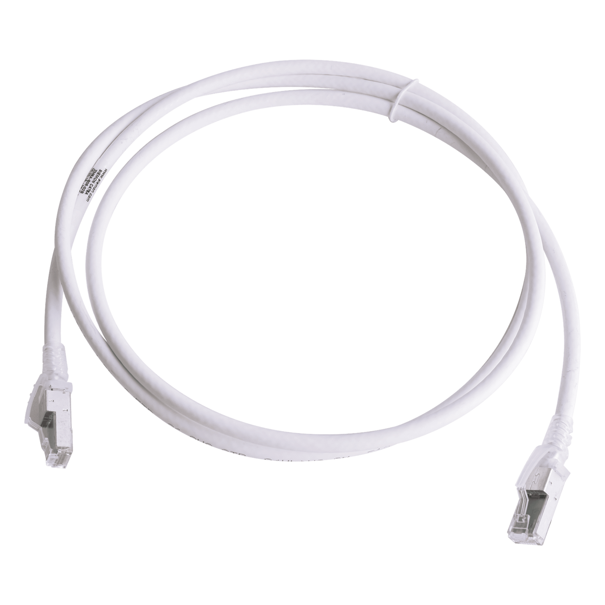 Patch Cord Z-MAX Cat6A S/FTP, CM/LS0H, 1.52 Metros (5 Pies), Color Blanco, Versión Bulk (Sin Empaque Individual) — SIEMON · SKU ZM6A-S05-02B
