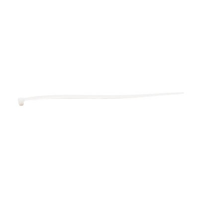 Cincho de plástico, Color Natural, 2.5 x 100 mm, Ideal para sujeción de cables (Bolsa con 100 piezas)