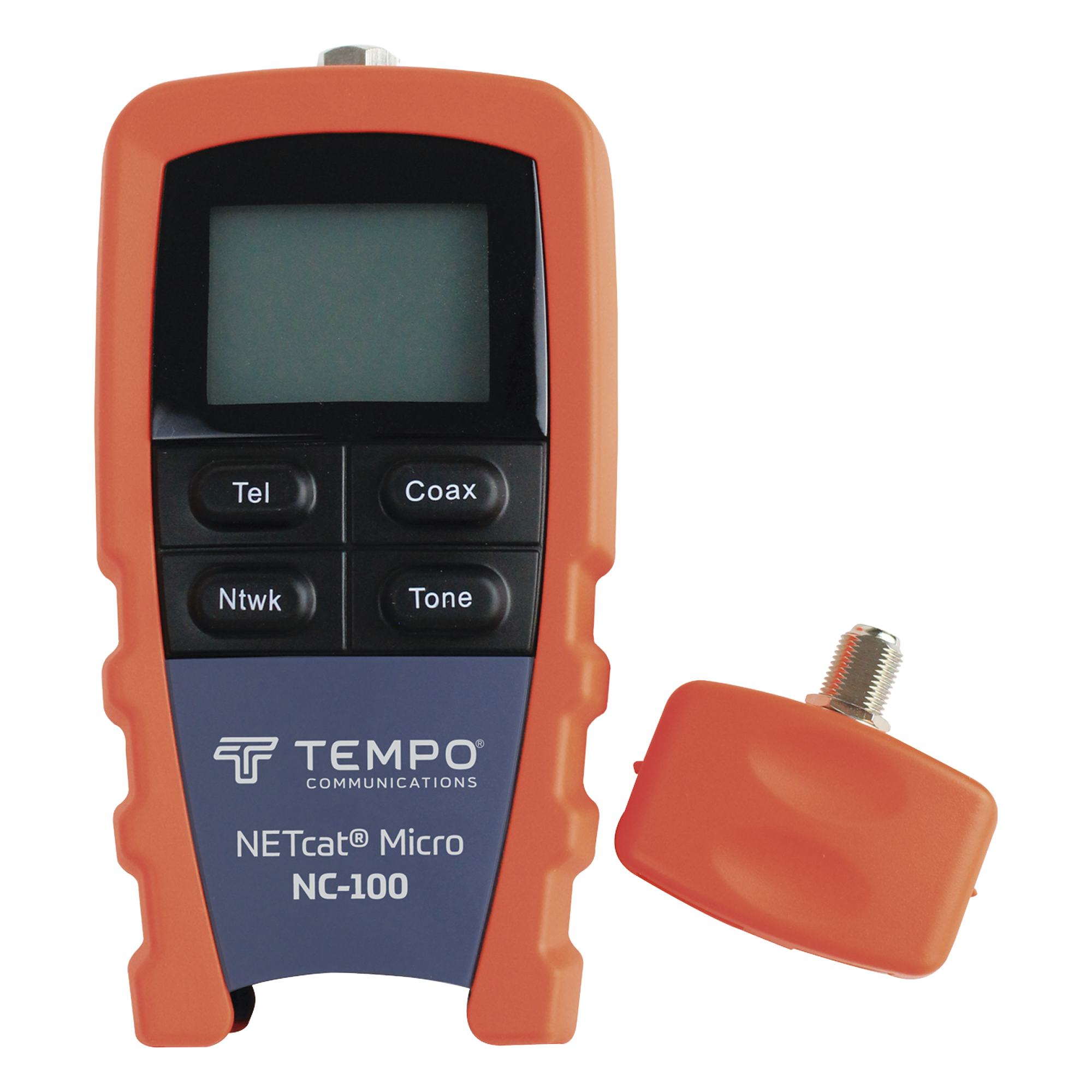 Probador de Cable de Red para UTP, STP y Cable Coaxial — TEMPO · SKU NC-100