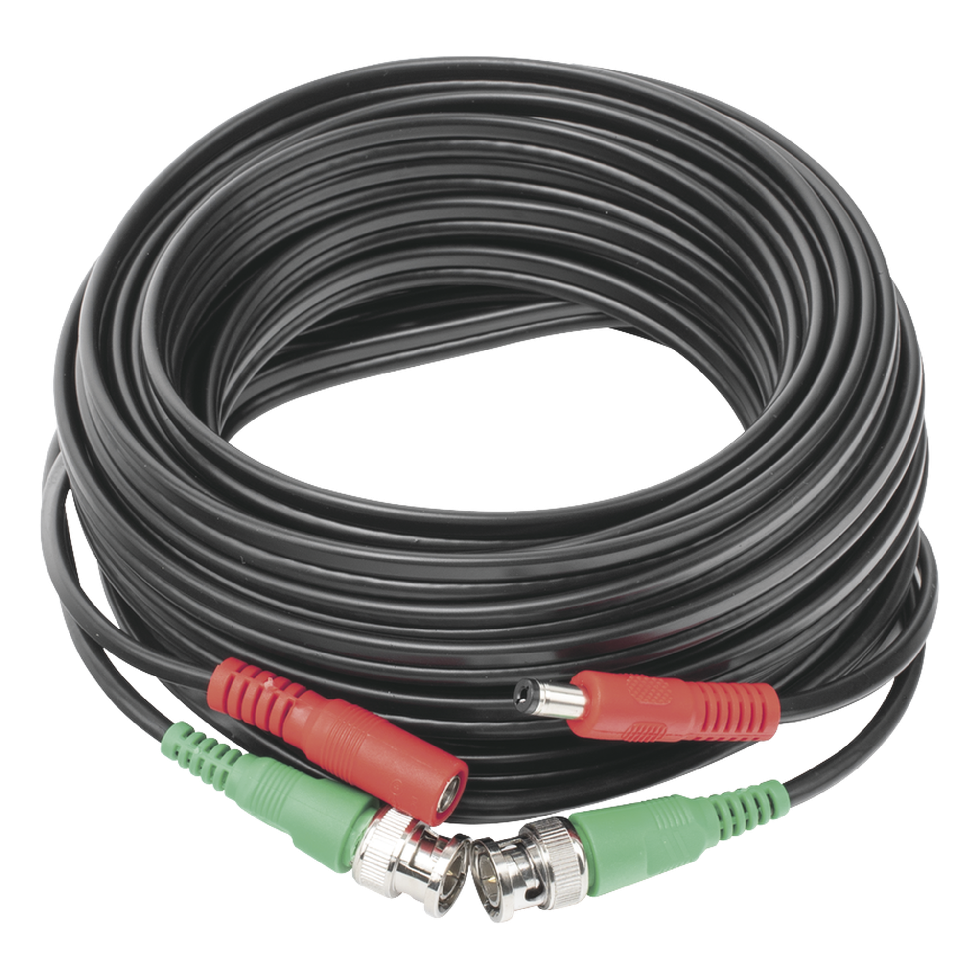 Cable Coaxial (BNC RG59) + Alimentación / SIAMES / 10 Metros (32.81 Pies) / Aleación Cobre + Aluminio CCA / Para Cámaras 4K / Uso Interior y Exterior — EPCOM POWERLINE · SKU DIY-10M-4K