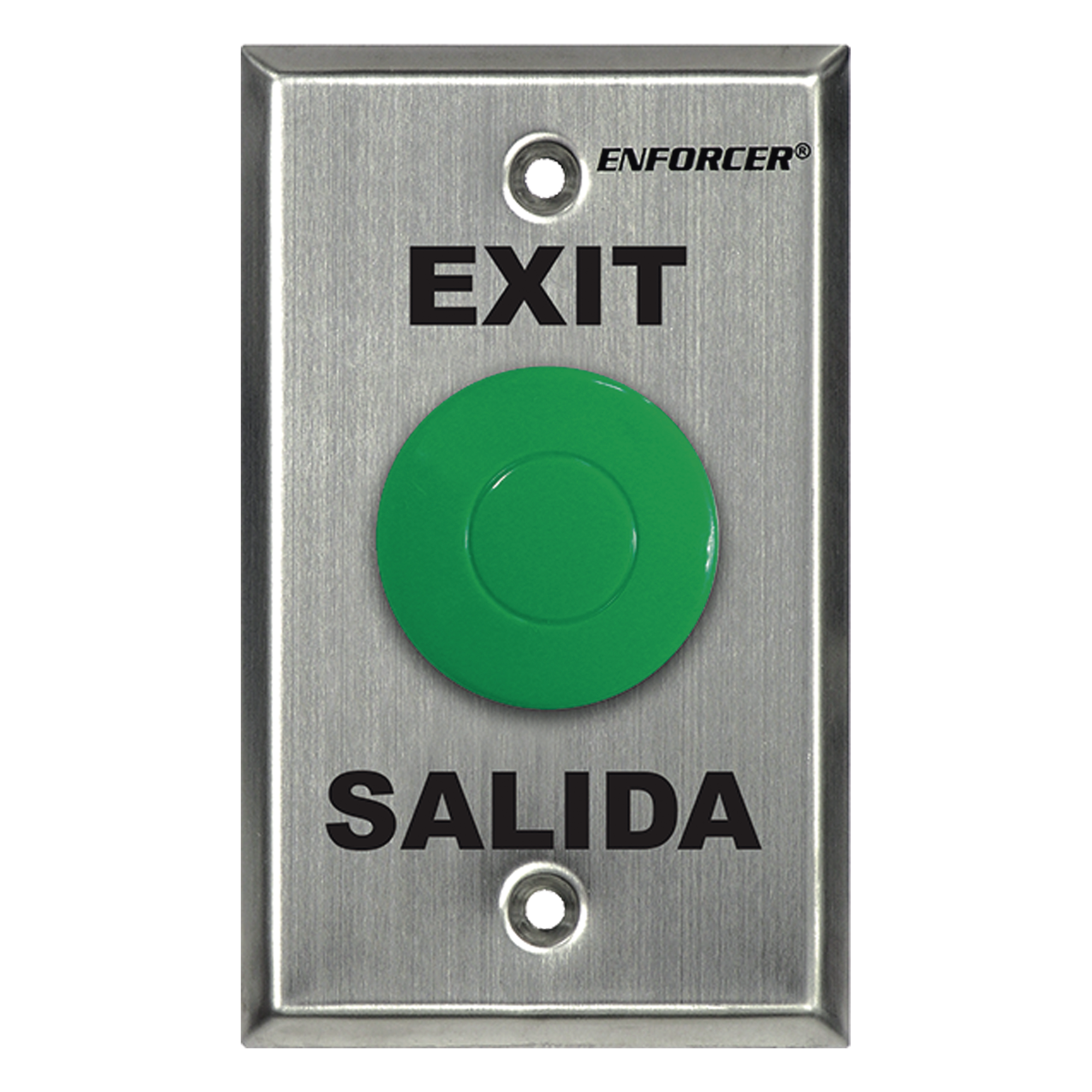 Botón Tipo Hongo / Color Verde / Relevador NO, NC, COM — ENFORCER SECOLARM · SKU SD-7201GCPE1Q