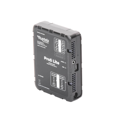 Tracker GPS Pro5 Lite / LTE CAT1 bis (4G), GSM (2G) / Lectura de Datos CAN / Monitoreo de Audio, Temperatura y Combustible / Pequeño con Nano SIM / Conectividad BLE / Protección Avanzada