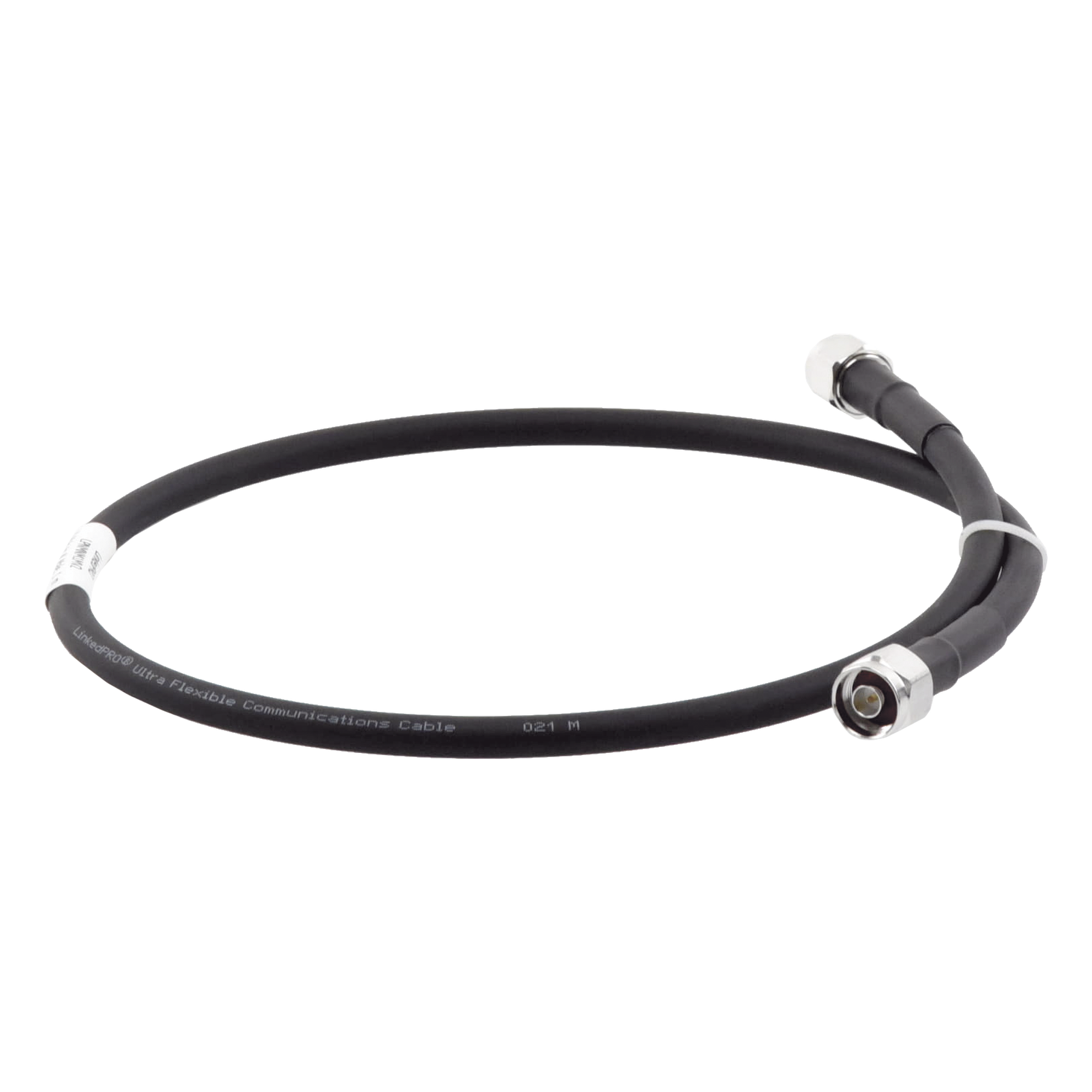 Jumper Ultra Flexible de baja pérdida para equipos inalámbricos hasta 7 GHz N-Macho a N-Macho 1 m — LINKEDPRO BY EPCOM · SKU LP-NM-NM-1M-V2