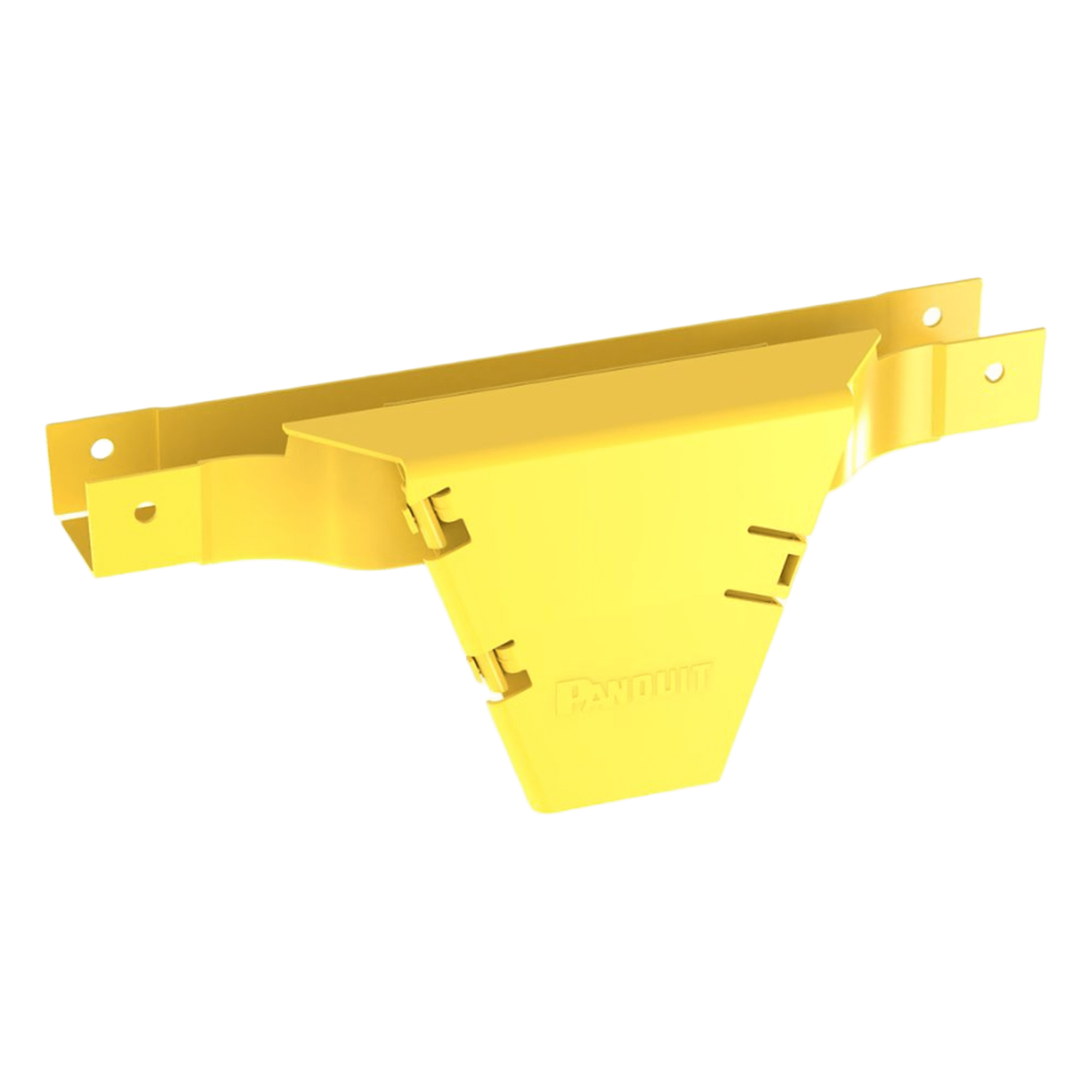 Accesorio en T con Conexión Horizontal y Bajada Vertical a 90º, Para Canaletas FiberRunner™ 2x2, Color Amarillo — PANDUIT · SKU FVTHD2X2LYL