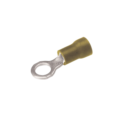 Zapata Terminal de Ojillo para Tornillo 5/16 in (8 mm)/ Calibre 12-10 AWG / Con Aislamiento de Vinilo.