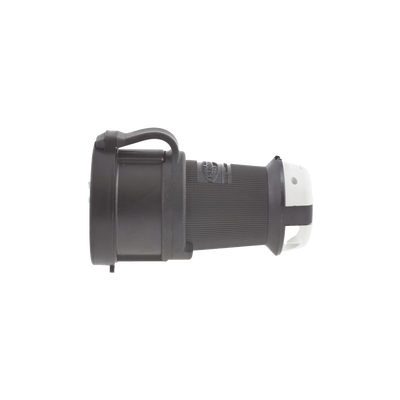Conector Industrial con Bloqueo de Media Vuelta / 30 A 120/208 V CA / Nema L21-30R / 4 Polos 5 Hilos / Color Blanco y Negro / Grado Industrial