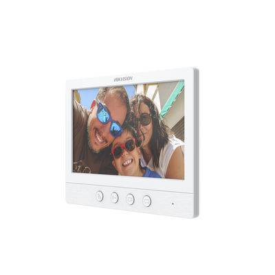 Monitor adicional 7" para Videoportero TurboHD / Botónes Mecanicos / Compatible con DSKIS212 / DSKB2412TIM — HIKVISION · SKU DS-KH2230T