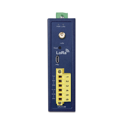 (LoRa) Controlador de Nodo Industrial IP30 (Modbus RS232, RS485)