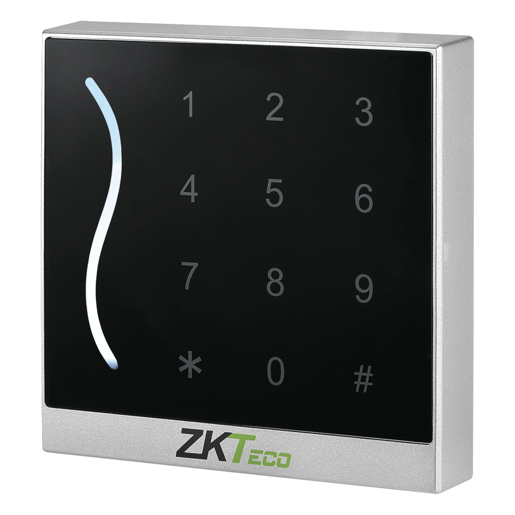 Lector de Proximidad y Teclado / 125 kHz EM / Wiegand 26/34 Bits / IP65 / Green Label / 3 Años Garantía — ZKTECO · SKU PROID30-BE