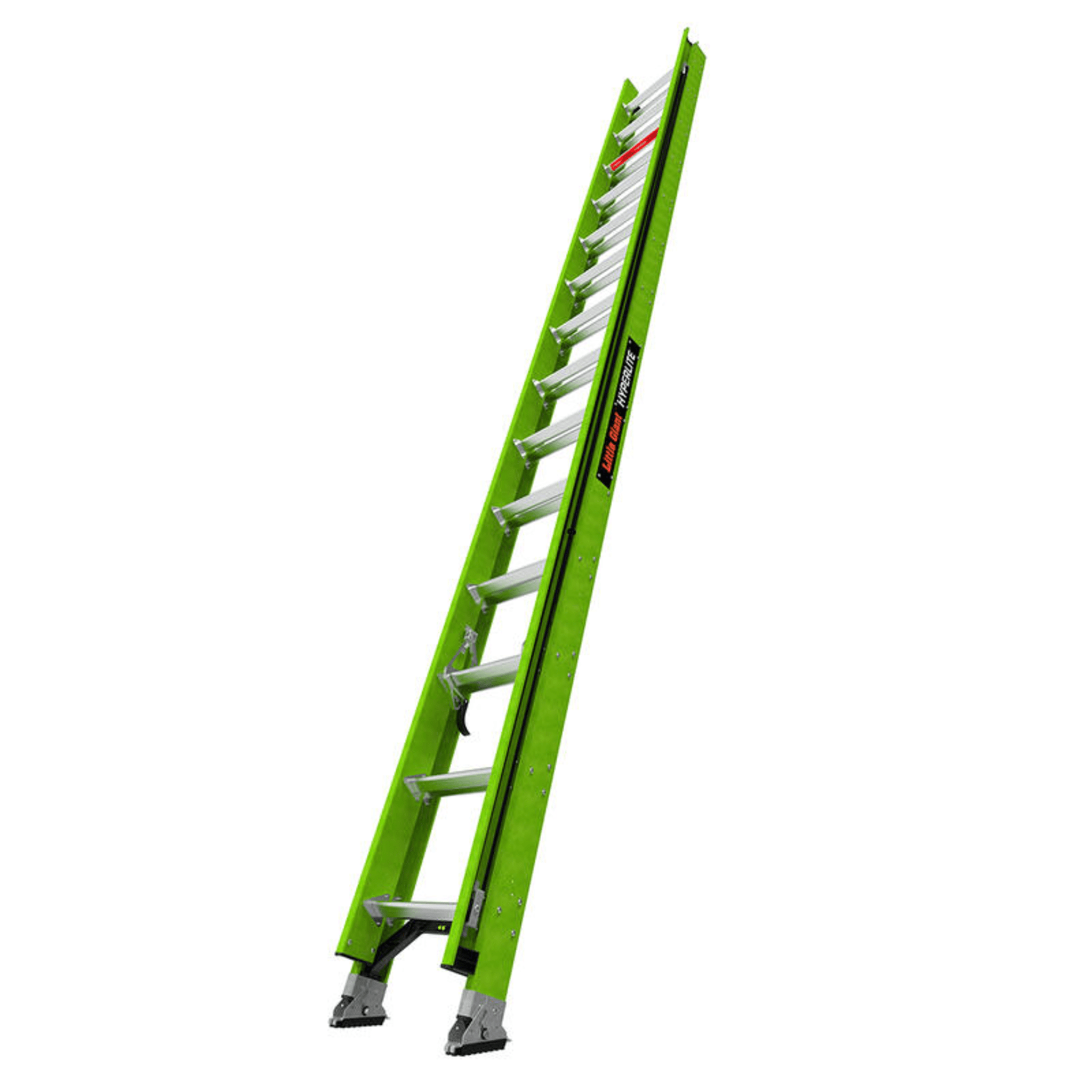 Escalera de Extensión de Aluminio + Fibra de Vidrio Hasta 8.5 m. !La Más Liviana del Mundo! (No. Parte: 18728) — Little Giant Ladder Systems · SKU HYPERLITE28IA