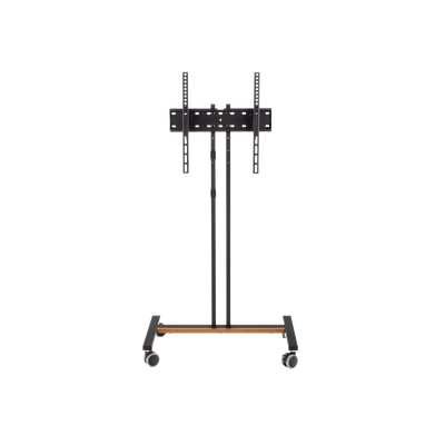 Soporte Móvil para Pantalla | Compatibilidad VESA 200x200 hasta 600x400 / Ruedas con Frenos / Ajuste de Altura y Ángulo / Soporte para TV de hasta 55 Pulgadas / Capacidad de Peso 35 kg
