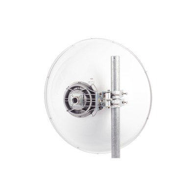 Antena Direccional de Alto Rendimiento/ Parábola profunda para mayor aislamiento al ruido/ Conector guía de onda para radio C5x y B5x / 3 ft / 4.9 a 6.4 GHz / Ganancia de 32 dBi / Soporte de acero inoxidable / Incluye montaje.