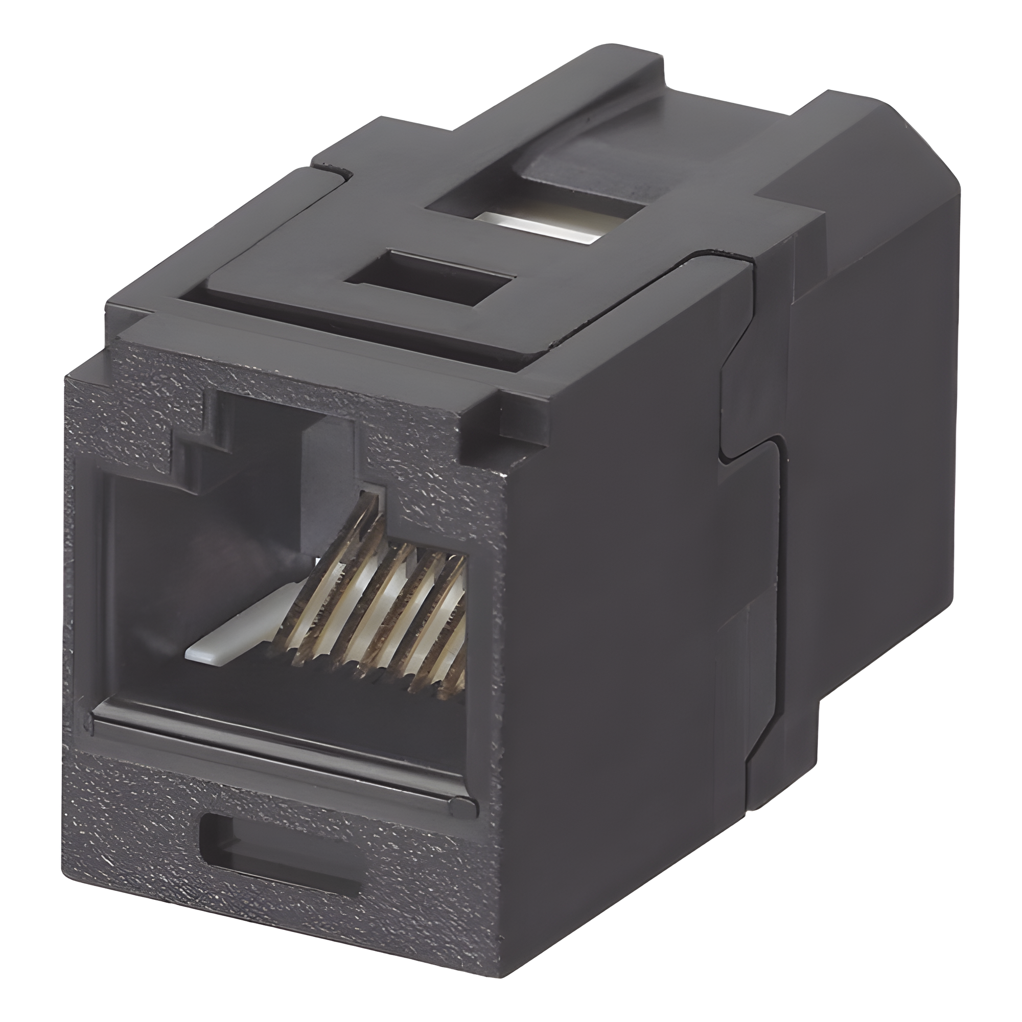 Módulo Acoplador RJ45 / Categoría 6 / Mini-Com / Contactos Chapados en Oro 50 µin / HDBaseT 100 W / -10°C a 65°C — PANDUIT · SKU CC688BL
