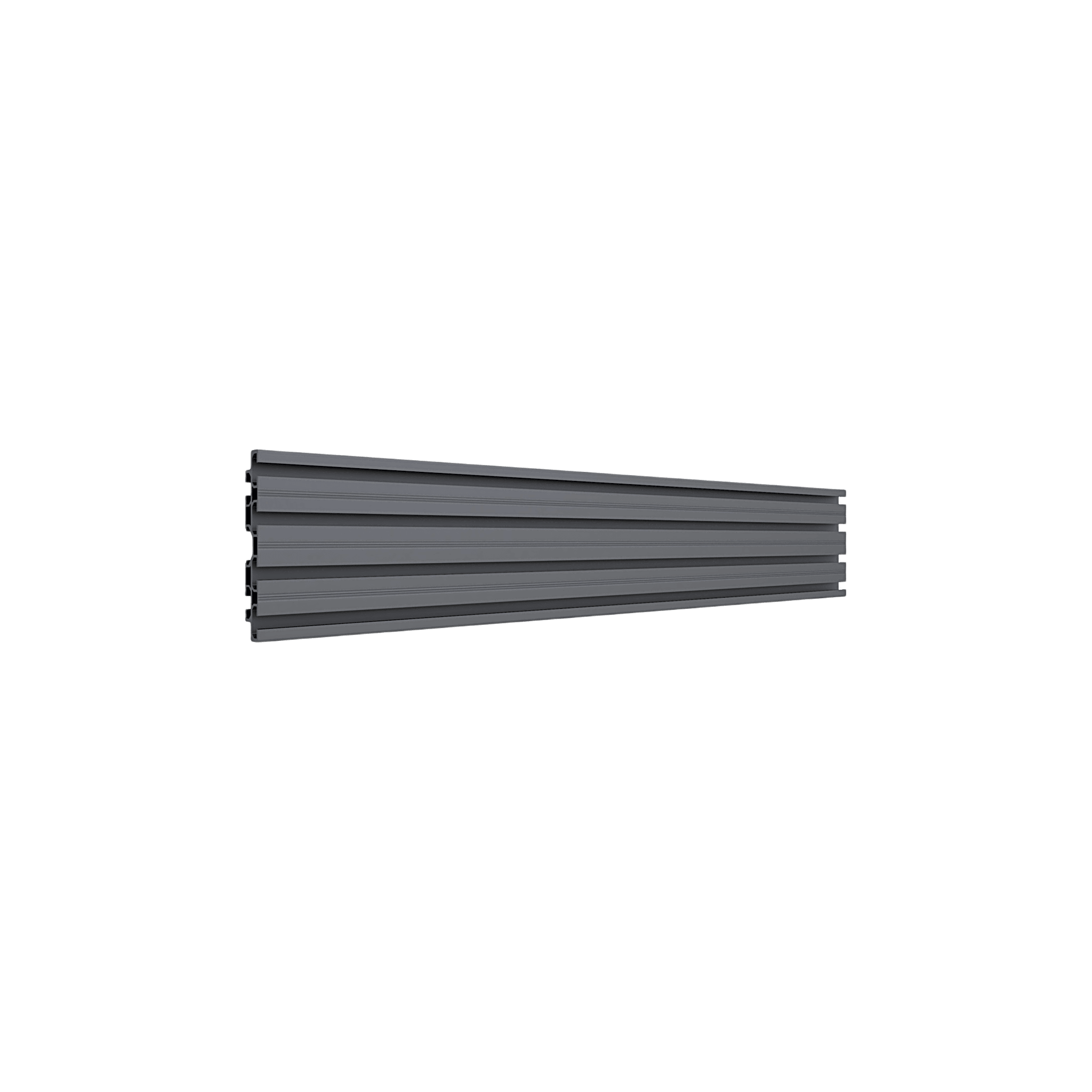 Accesorio_ Riel de Aluminio con Longitud 1750 mm | Ancho 120 mm| Espesor 9 mm | Incluye Tapas y Tornillos | Compatible con estructura para Videowall | Diseño Modular