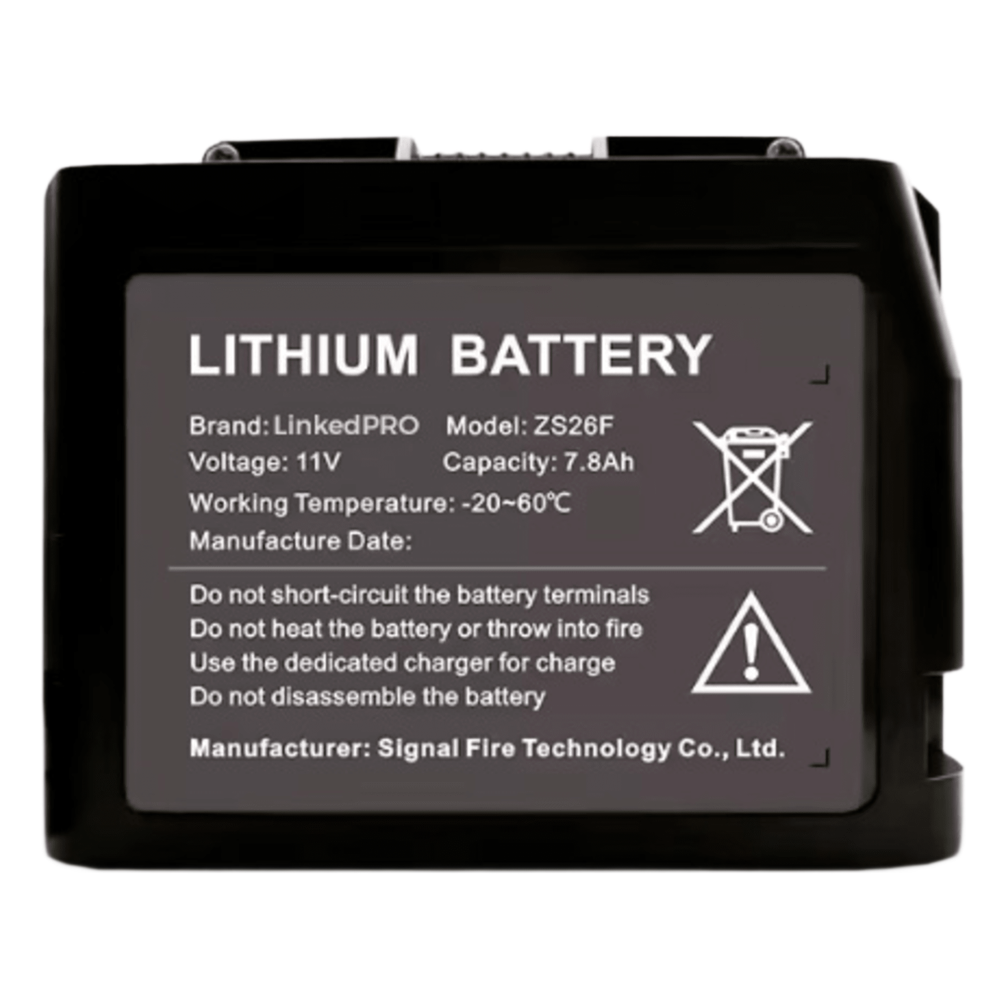 Bateria para fusionadora LP-FS-PRO-900, LP-FS-PRO-1000 y LP-FS-PRO-3000 — LINKEDPRO BY EPCOM · SKU LP-BAT-FS