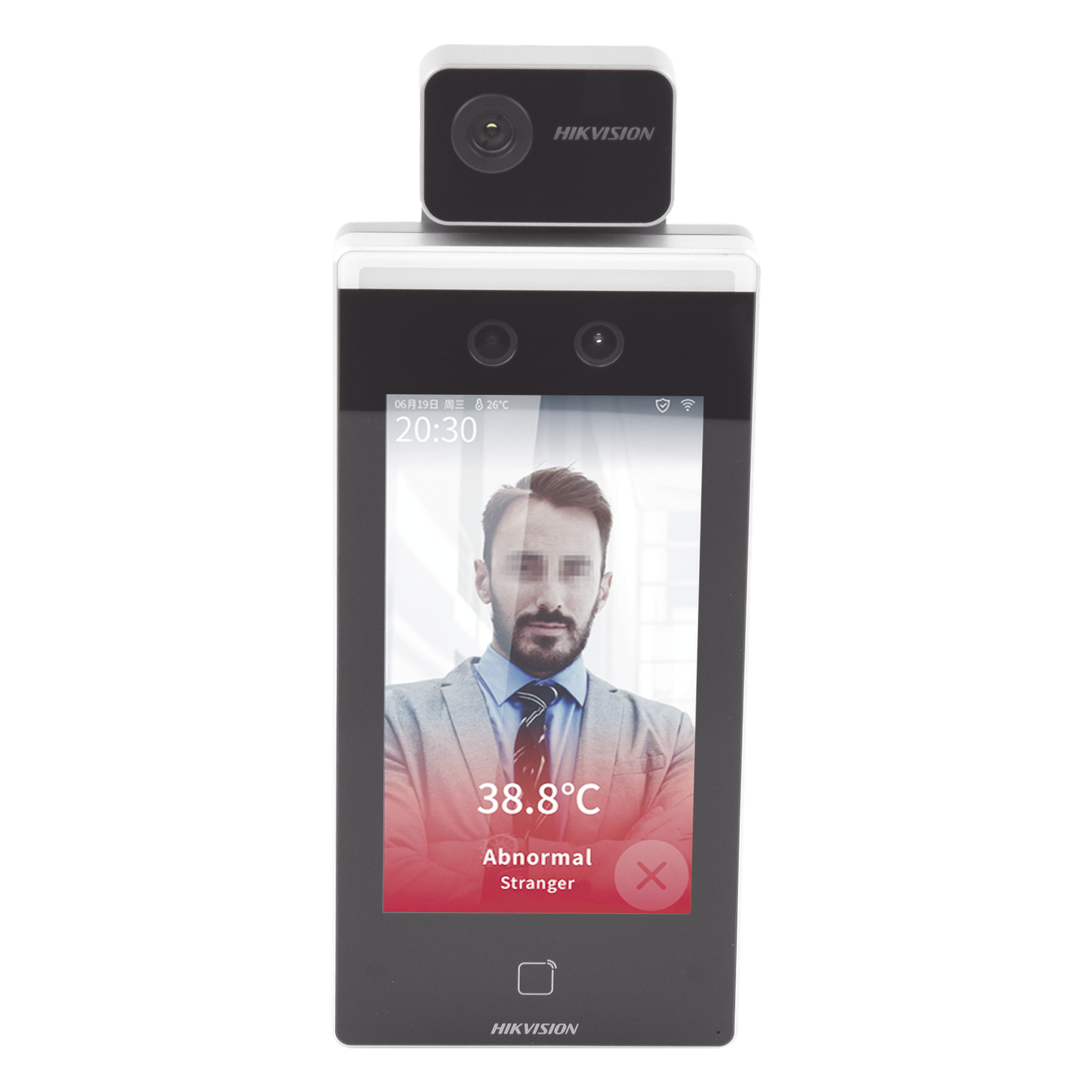 Biométrico Min Moe para Acceso y Asistencia con Reconocimiento Facial / Monitoreo y reportes en Excel por Software / Termografía Industrial / Acceso + Tiempo y Asistencia (reloj checador) — HIKVISION · SKU DS-K1TA70MI-T
