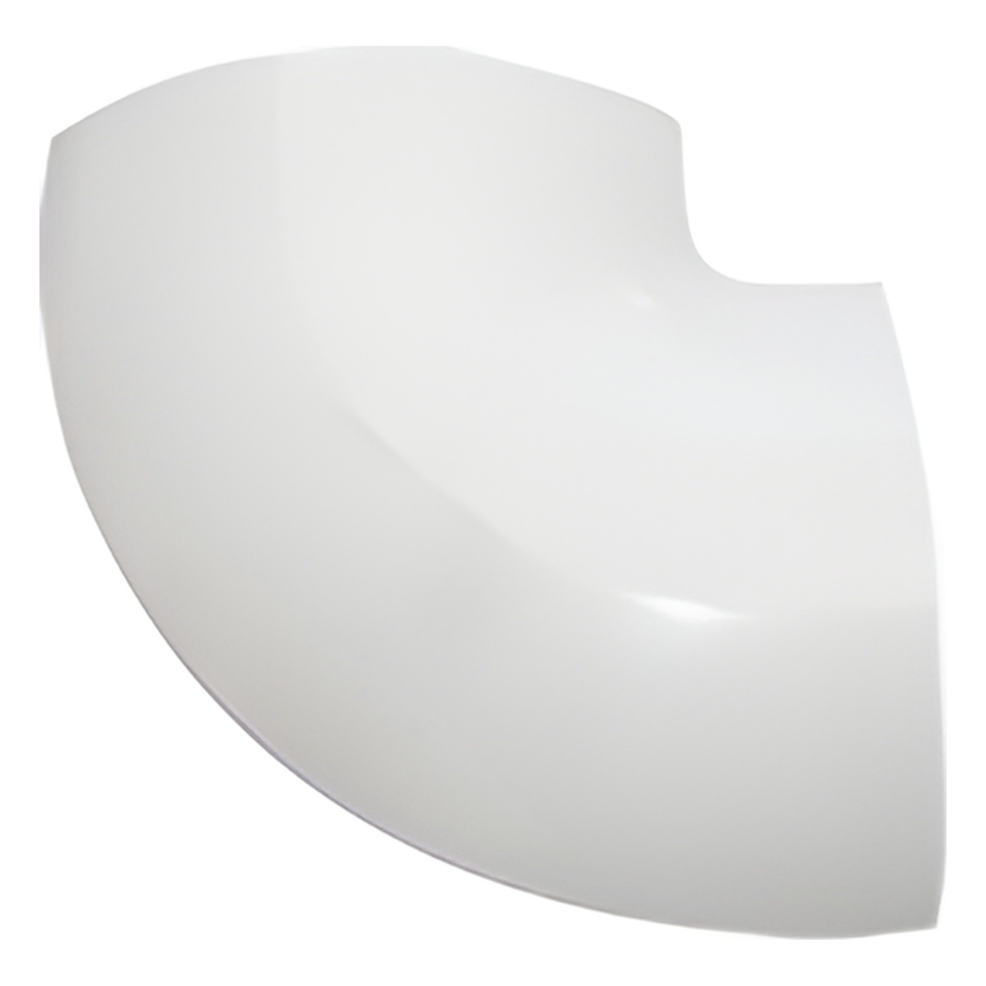 Sección en "L" color blanco de PVC auto extinguible, para canaleta DMC4FT (9430-02001) — THORSMAN · SKU DMC-4FT-L
