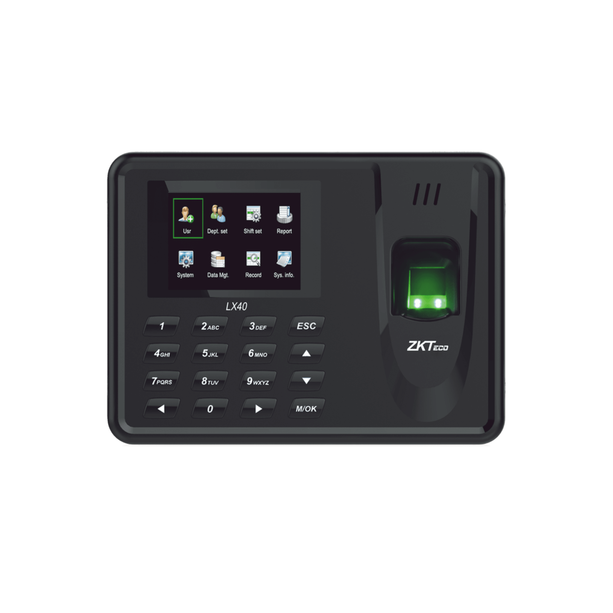 Terminal de Asistencia / Huella Digital / 500 Huellas / Reportes Excel por USB / Sin Software / Solo Idioma Inglés