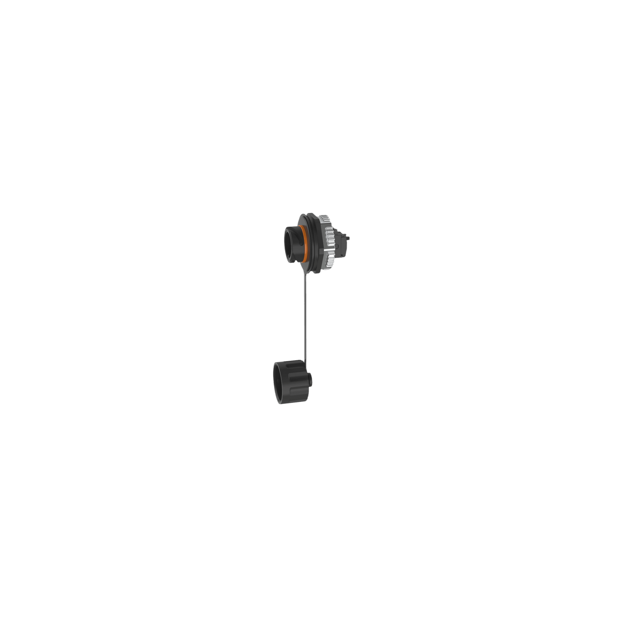 Conector Jack RJ45 de Uso Industrial Estilo TG, Categoría 6A, Con Tapa Protectora, Protección IP67