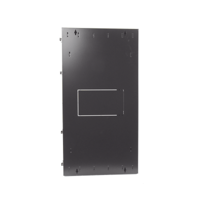 Gabinete PanZone de Montaje en Pared, de 19in, Puerta con Ventana de Seguridad, 26 UR, 635mm de Profundidad, Color Negro