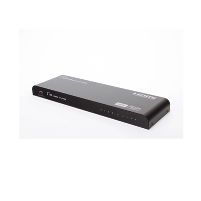 Splitter HDMI 4K de 1 Entrada a 8 Salidas (Simultaneas) | Soporta 4K×2K | Ajuste de resoluciones EDID | HDR | HDMI 2.0 | HDCP 2.2 | Permite mezclar pantallas en 4K y 1080P