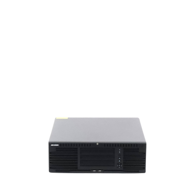 [Doble Poder de Decodificación] NVR 32 Megapixel (8K) / 128 Canales IP / AcuSense / ANPR / Conteo de Personas / 16 Bahías de Disco Duro / 2 Tarjetas de Red / Soporta RAID con Hot Swap / 2 HDMI en 8K / POS / Alarmas I/O / Smart Search