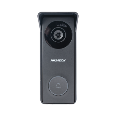 Kit de Videoportero Hibrido TurboHD con Pantalla LCD touch de 7" Wi-Fi / Frente de Calle para Exterior Metalico / 720p (1 Megapíxel )117° de Visión (Gran Angular) / Llamada a App Hik-Connect