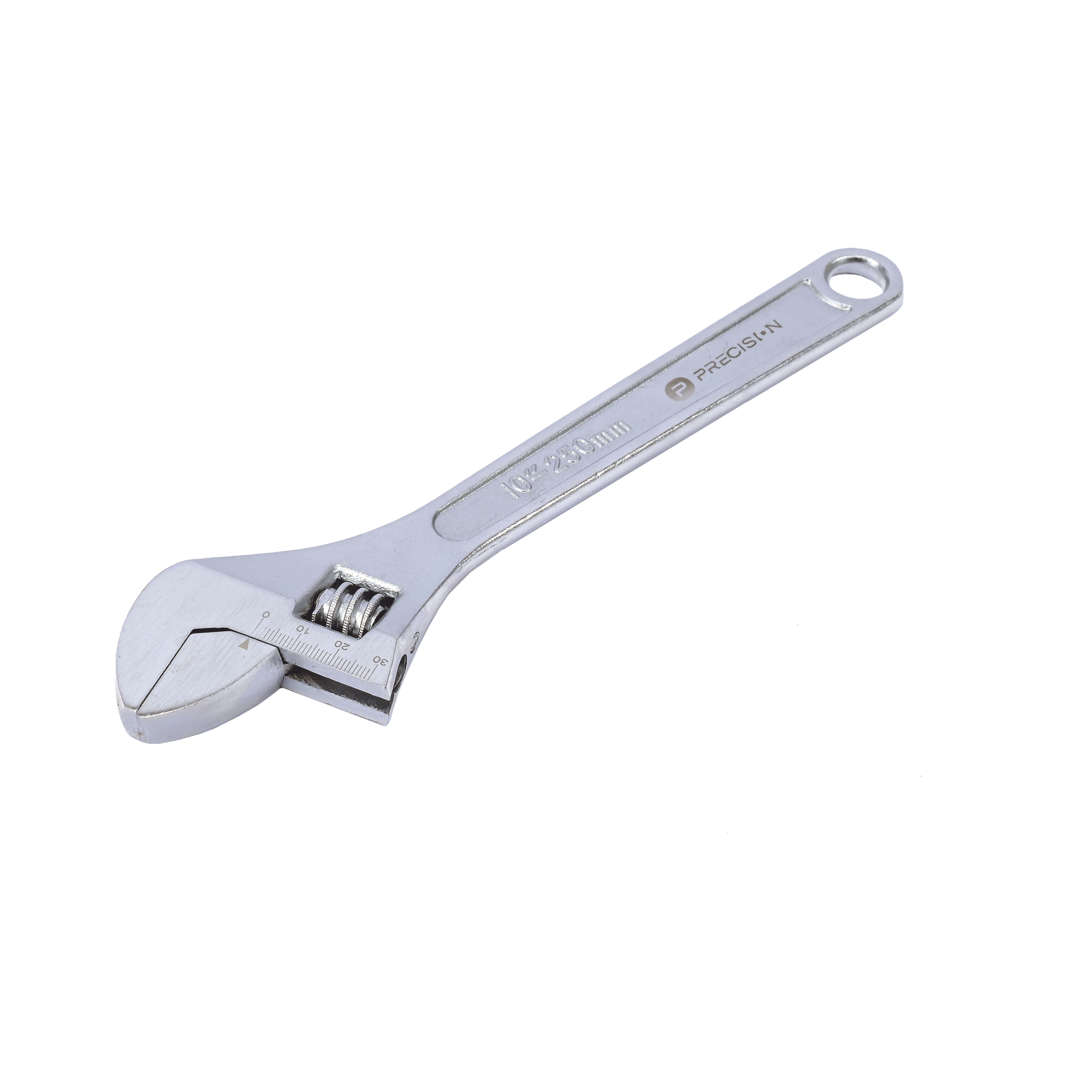 Llave Ajustable (Perico) de 20.5 cm (10”). Apertura máxima de Mordaza de 30 mm. — PRECISION · SKU PST-H030-01