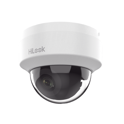 HiLook Series / Domo IP 4 Megapixel / Lente 2.8 mm (Gran Angular) / 20 mts IR / Interior / PoE / dWDR / H.265+ / ONVIF