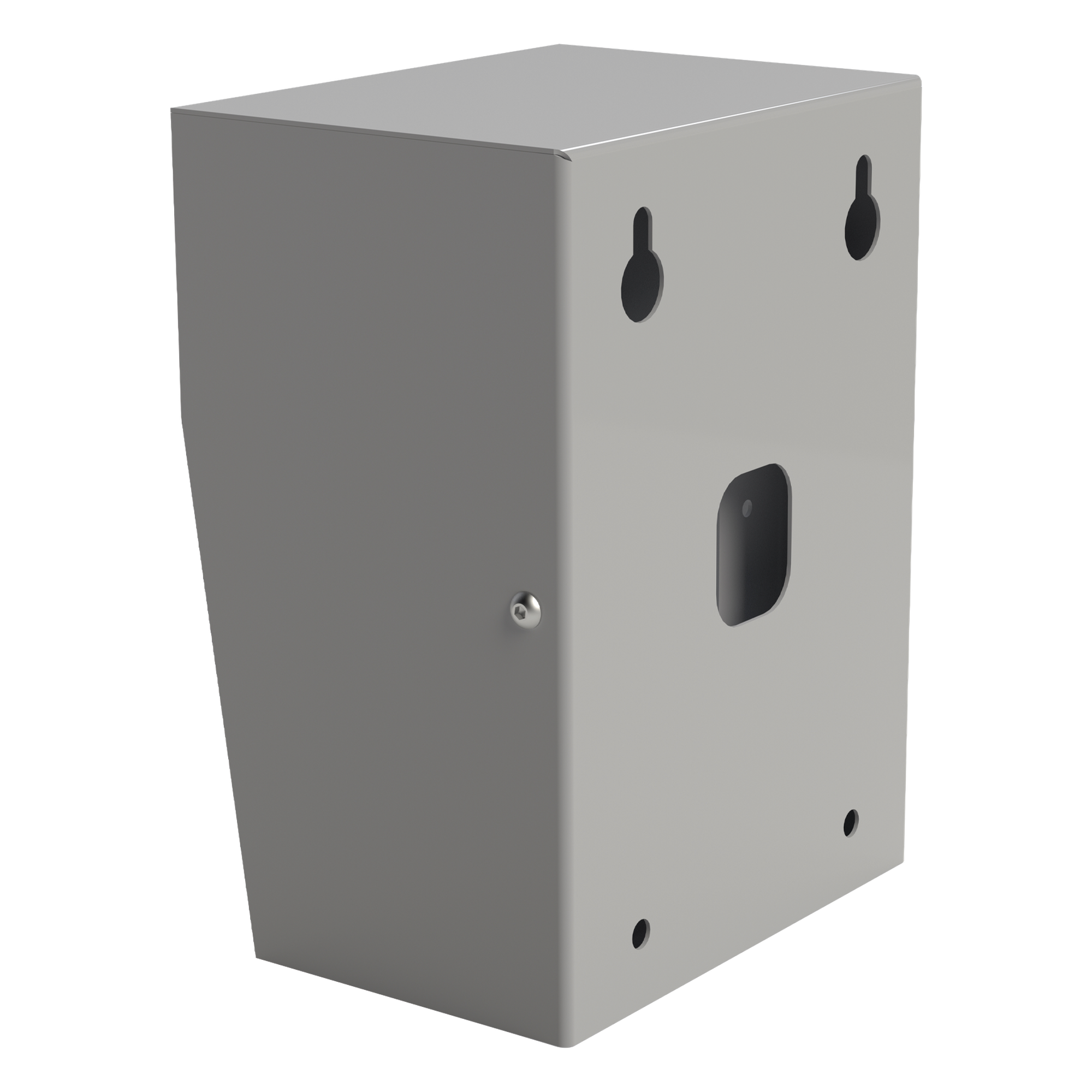 Cubierta Industrial para montaje de Porteros IP Fanvil y Grandstream, pintura electrostática color gris.