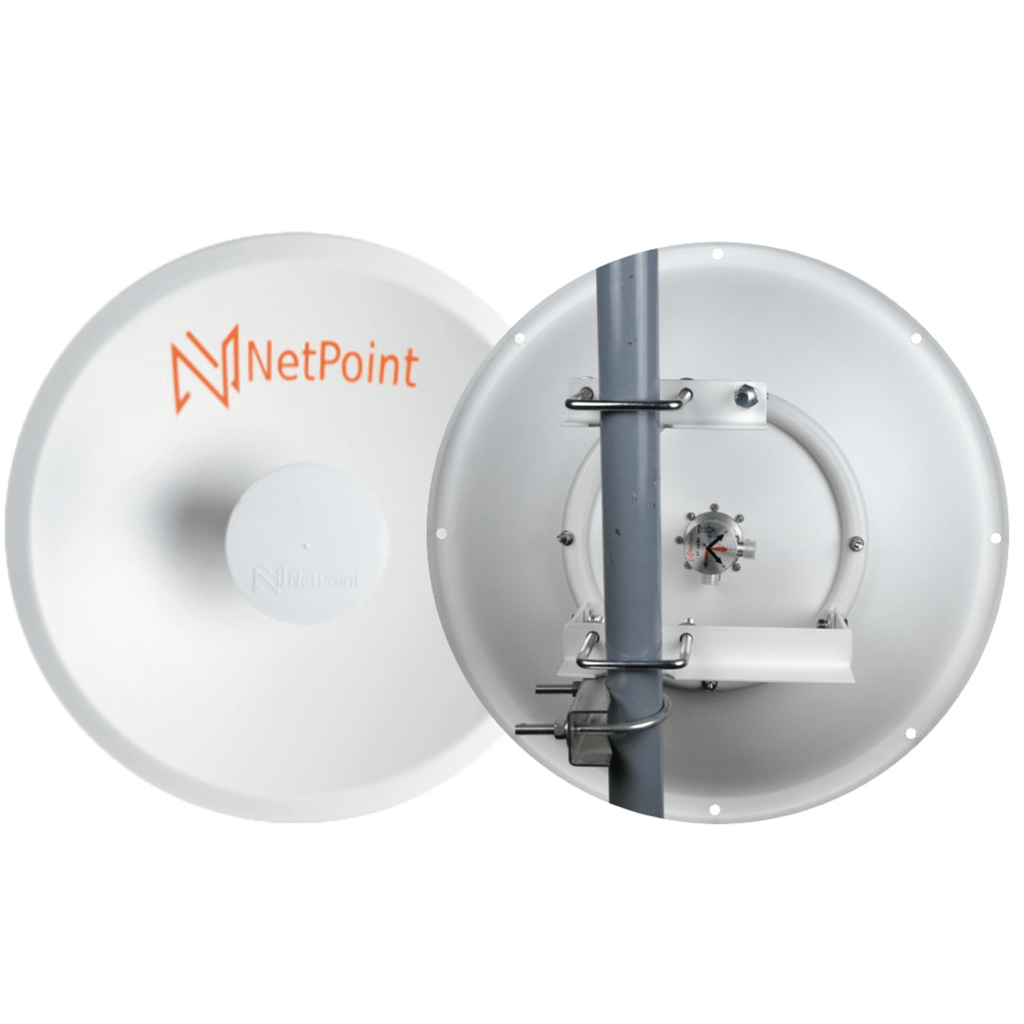 1 Antena Direccional Dual-Polaridad Alto Rendimiento / diámetro de 39.6 cm / 4.9-7.2 GHz / Ganancia 27 dBi / SLANT de 45 ° o 90 ° / Conector N-Hembra / Montaje, jumpers y radomo incluidos.