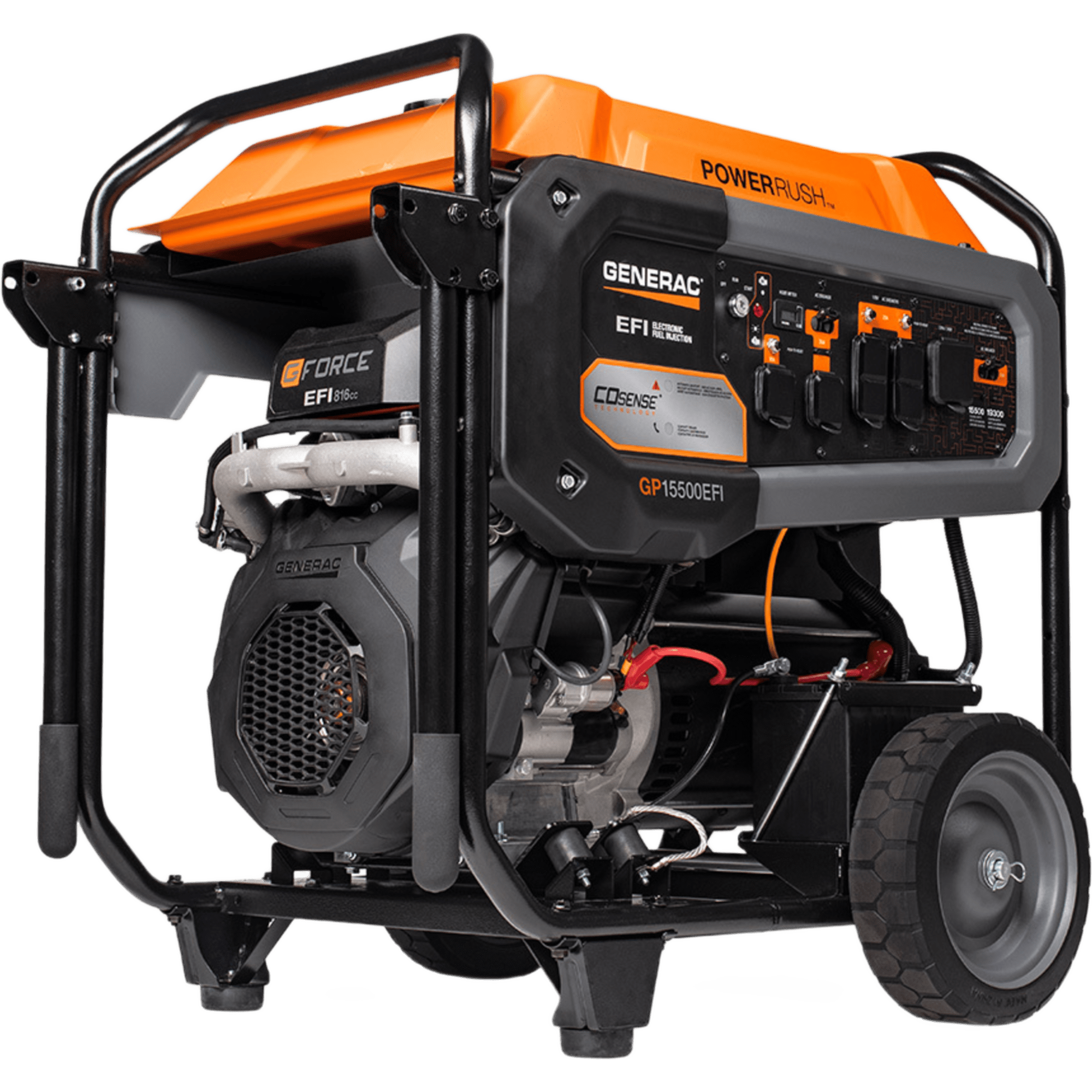Generador Inversor Portátil a Gasolina, 15 kW, 120/240Vca, Arranque Eléctrico