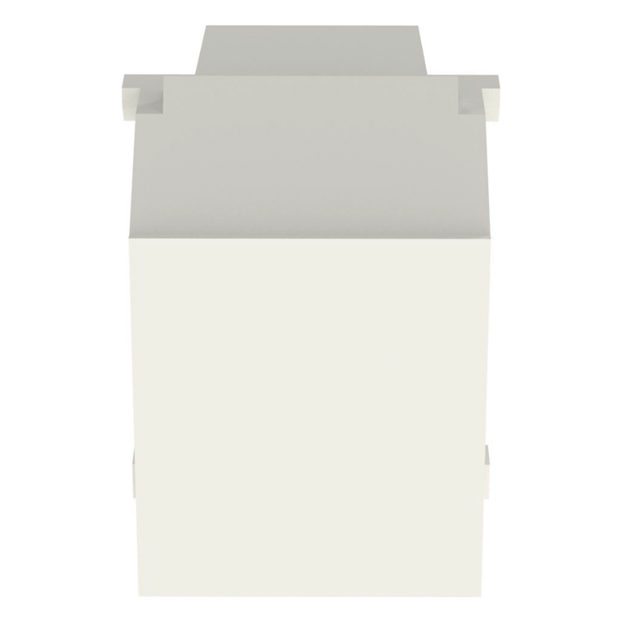 Módulo de Tapa Ciega / Tipo Keystone / Blanco Mate / 1 Espacio / 1 Pieza