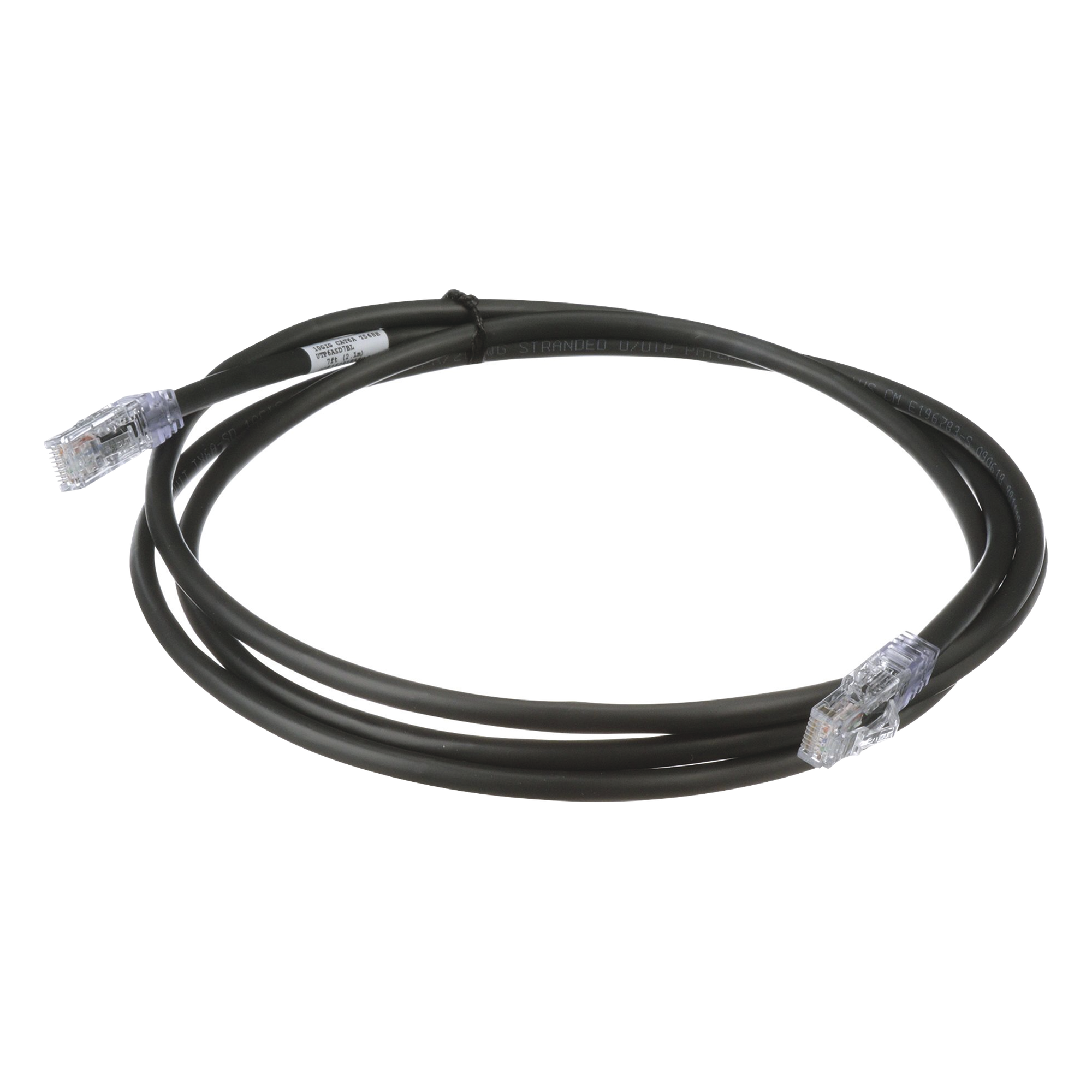 Cable de Parcheo UTP, Cat6A, 24 AWG, CM, Color Negro, 0.91 Metros (3 Pies) — PANDUIT · SKU UTP6AX3BL