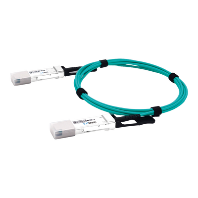 Cable AOC QSFP56 de 200 Gbps a 200 Gbps / Cable de fibra óptica Activo / Longitud: 3 metros 