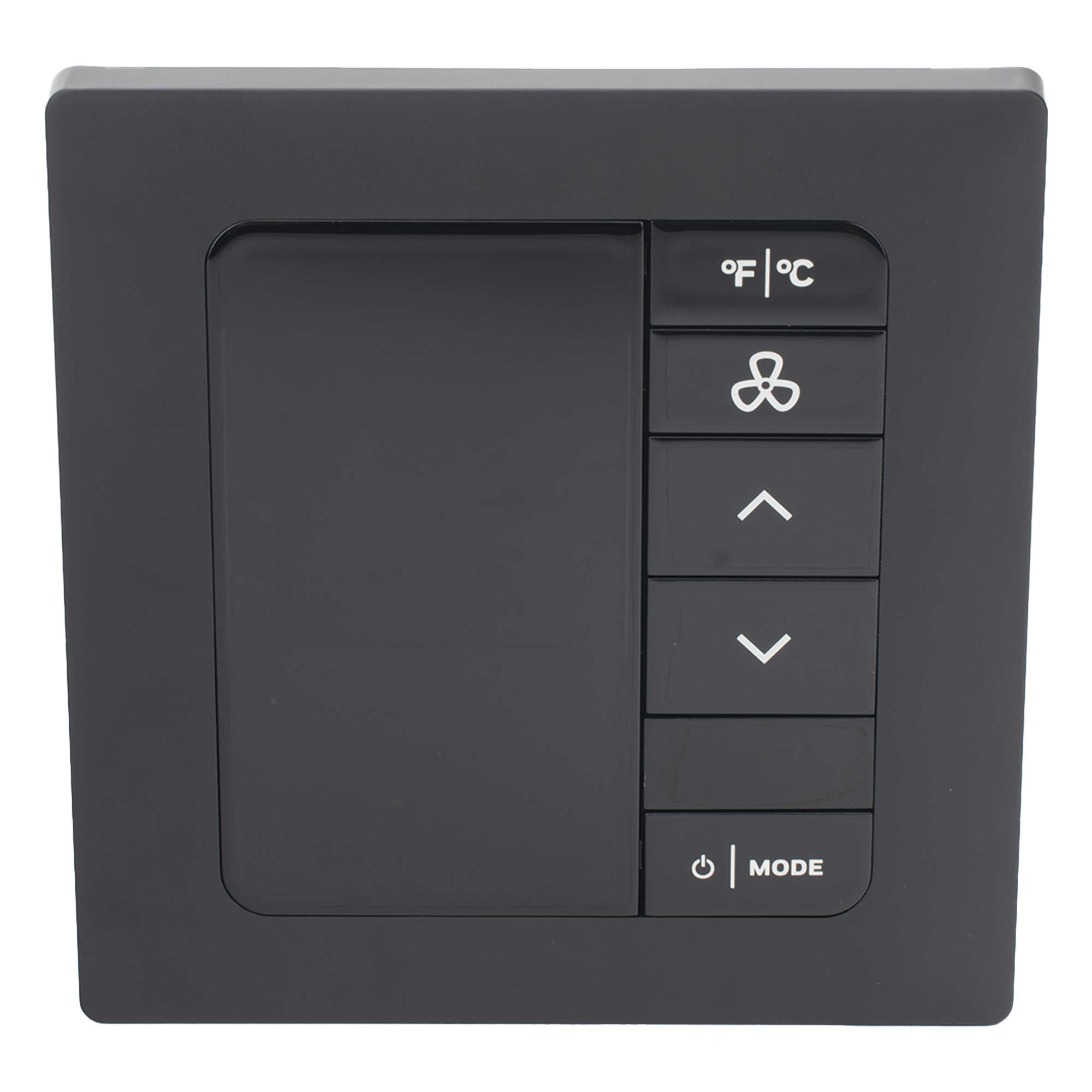 INNCOM e7 EMS / Termostato de Gestión Energética / 100-277 VAC / FCU 2 y 4 Tubos / BACnet MS/TP y Wi-Fi / Sensor PIR / Ónix Negro · SKU 201-528-100-BK