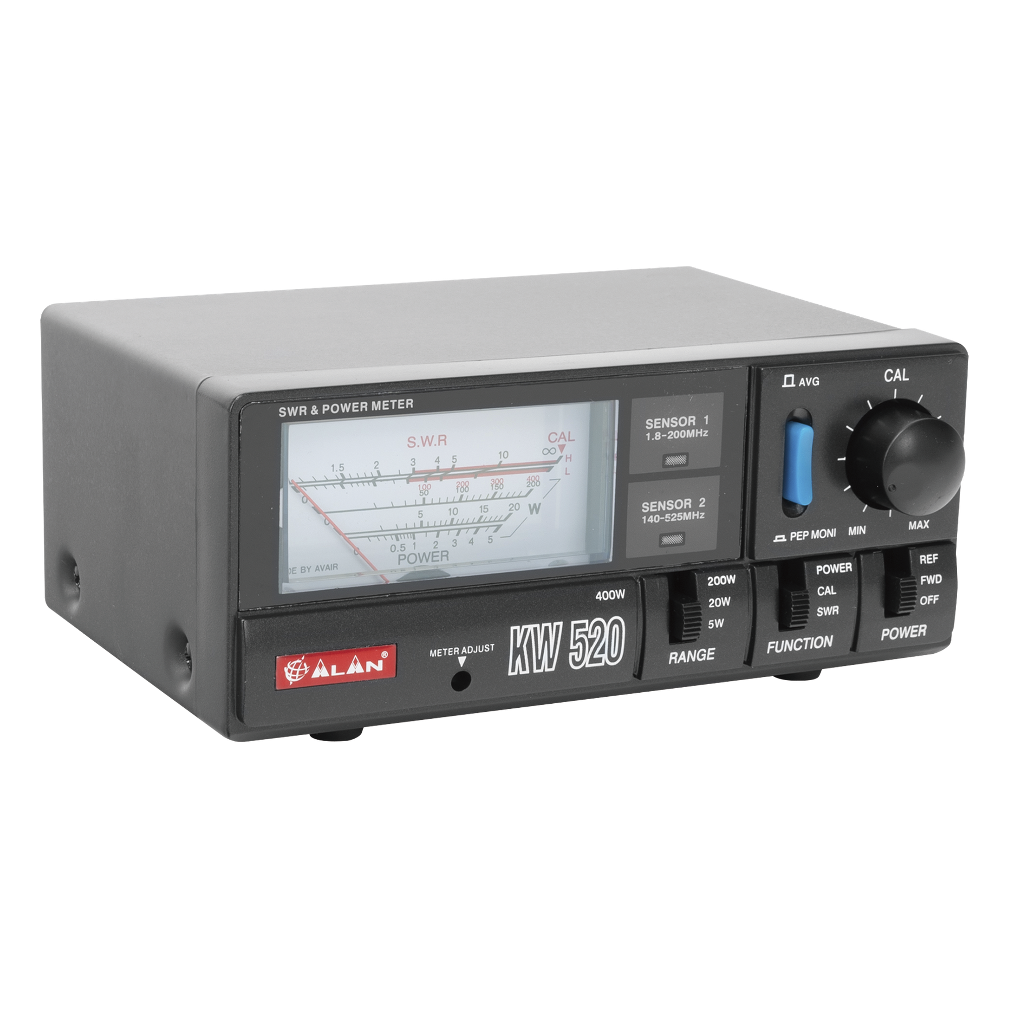 Wattmetro para Uso Semi Profesional para HF / VHF / UHF. — MIDLAND · SKU KW520