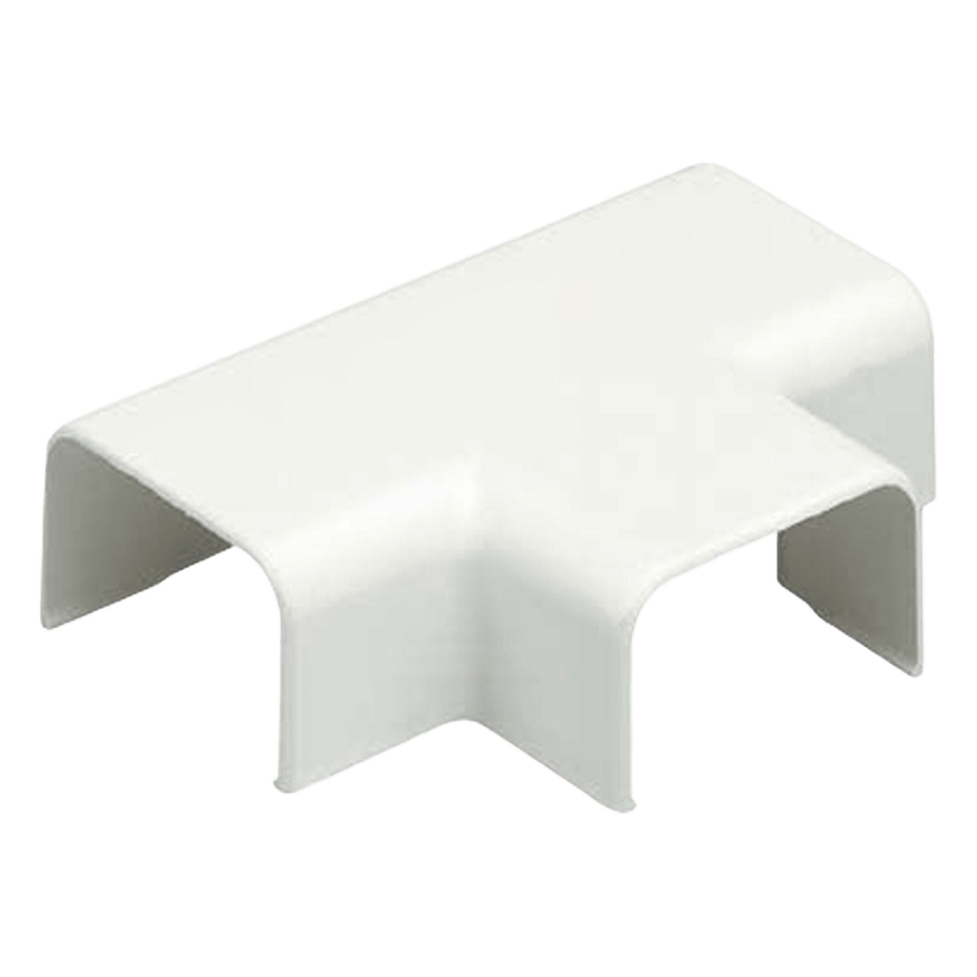 Accesorio en "T", para uso con canaleta LD10, material ABS, Color Blanco — PANDUIT · SKU TF10WH-X