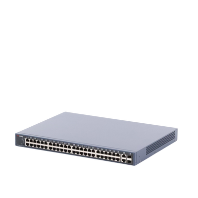 Switch PoE+ / Administrable / 48 Puertos 1000 Mbps PoE+ / 2 Puertos 1000 Mbps Uplink / 2 Puertos SFP / 470 Watts