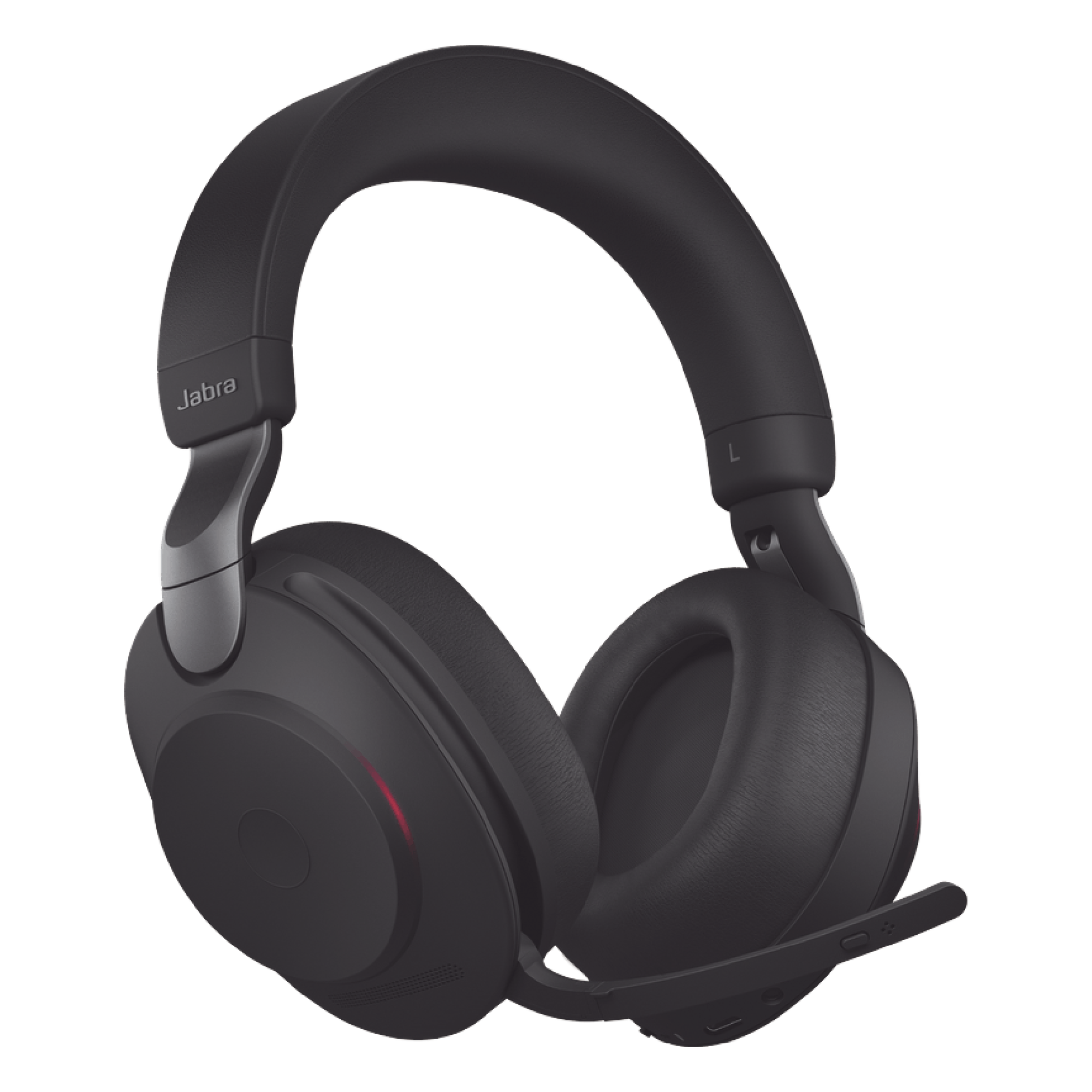 Jabra Evolve2 85, Auricular stereo versión UC con cancelación de ruido activa, dongle USB-A indicador de ocupado (Busylight)(28599-989-999) — JABRA · SKU EVOLVE2-85-UC-BK-A
