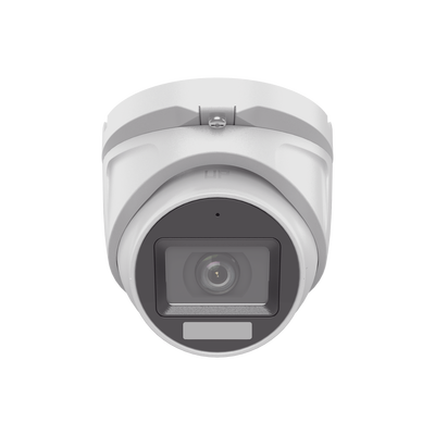 [Dual Light + ColorVu] Turret TURBOHD 3K megapixel / 30 mts IR + 20 mts luz blanca/ Lente 2.8 (105° de Visión) / Exterior IP66 / Audio por Coaxitron / TVI-AHD-CVI-CVBS / Metal  / Smart-Hybrid light