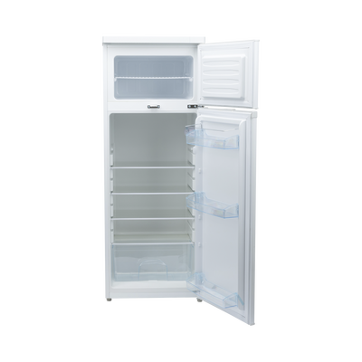 Refrigerador Combinado Solar de 220L (7.7 ft3) - 12/24V, Alta Capacidad, Optimo Para Operación Sin Red Eléctrica, Rendimiento Superior.