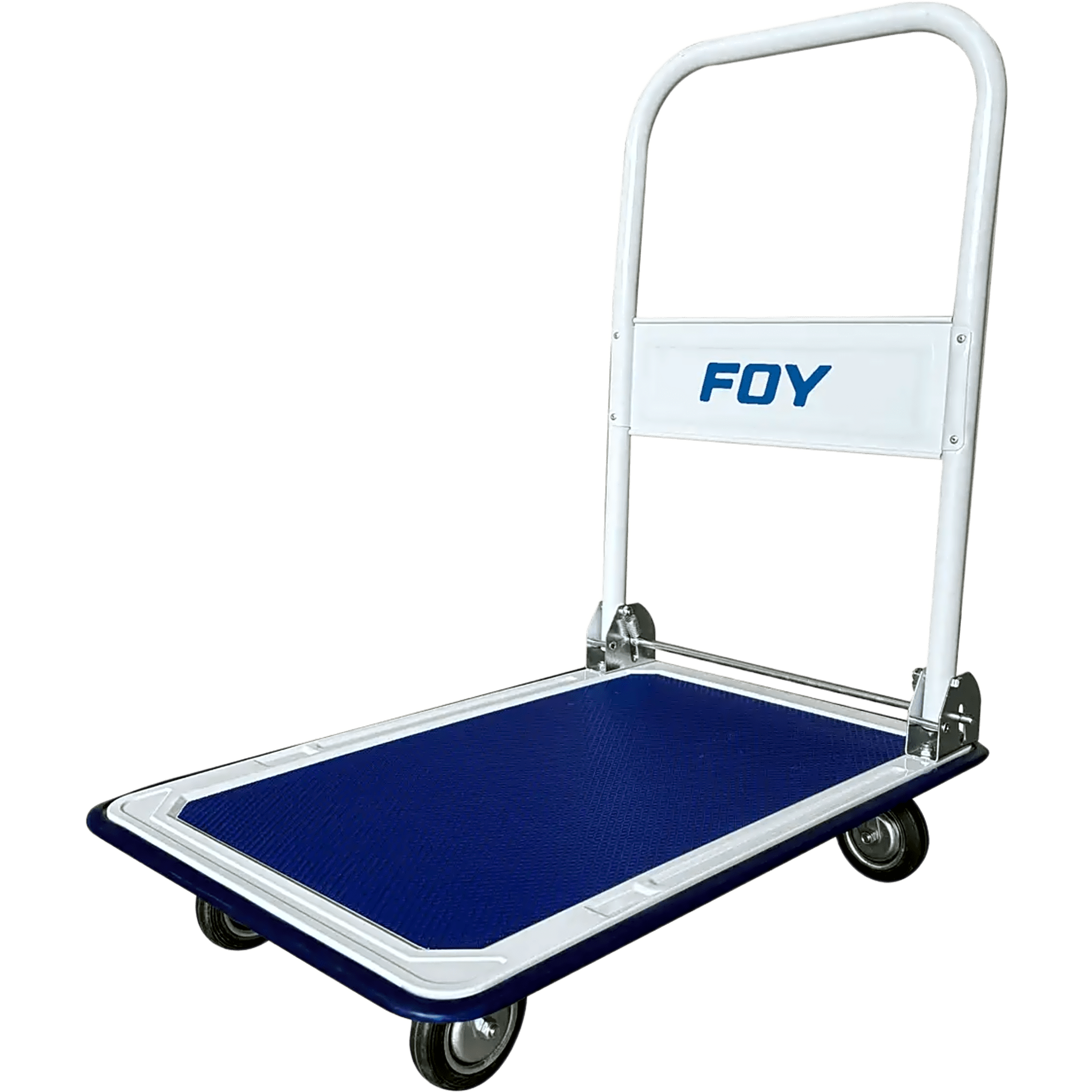 Carro Plataforma Plegable / Capacidad 300 kg / Acero Reforzado / Ruedas TPR 5" / Mango Retráctil / Superficie Antideslizante — SURTEK · SKU SYS-CPL-F30