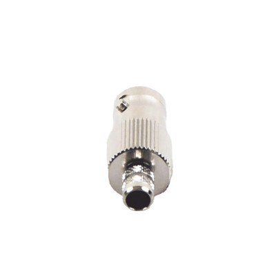 Conector BNC Hembra de Anillo para Cables RG-8/X, LMR-240, 9258, Níquel/ Oro/ Delrin.