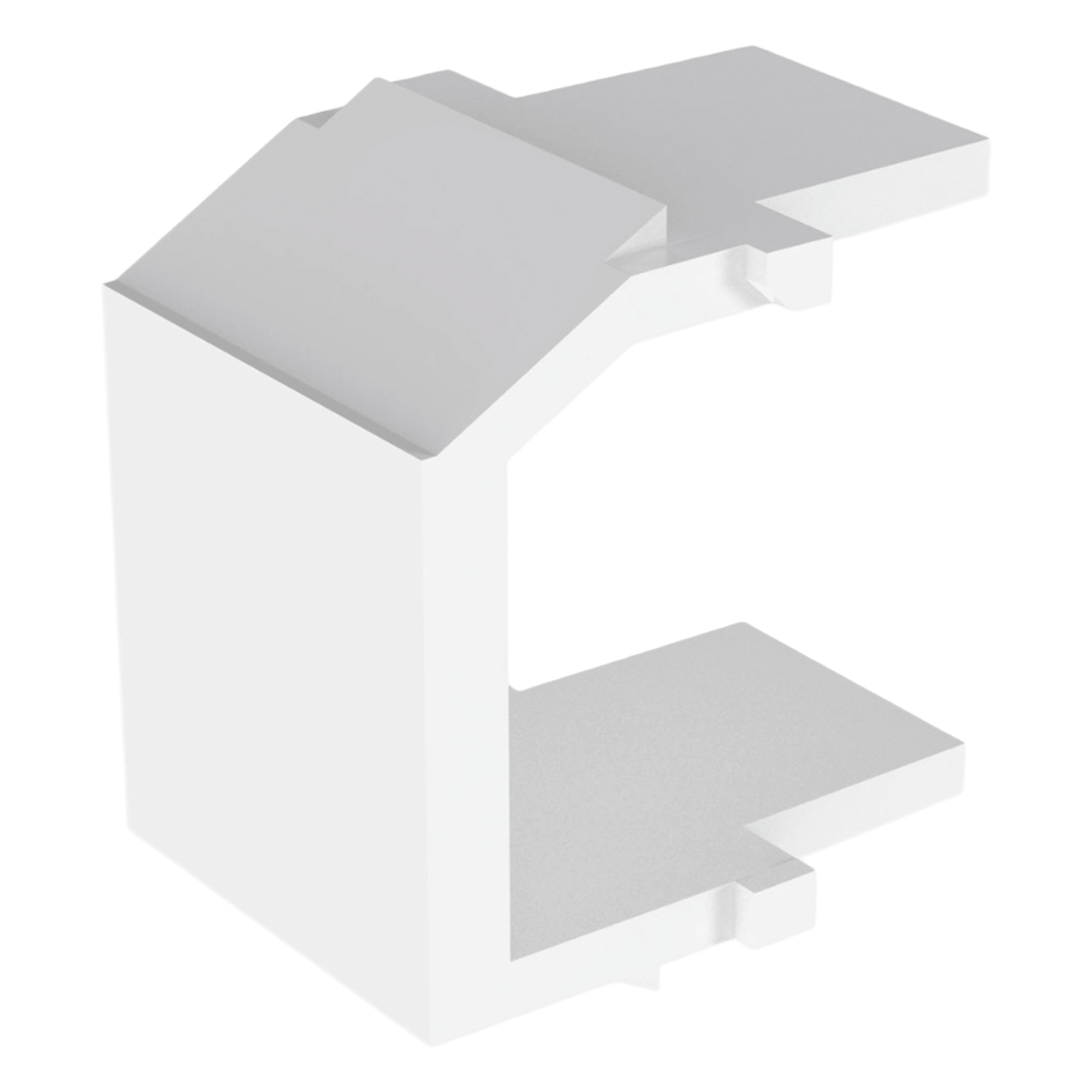 Módulo de Tapa Ciega (Inserto Ciego), Tipo Keystone, Color Blanco, 1 Pieza — PANDUIT · SKU NKBMWH-X