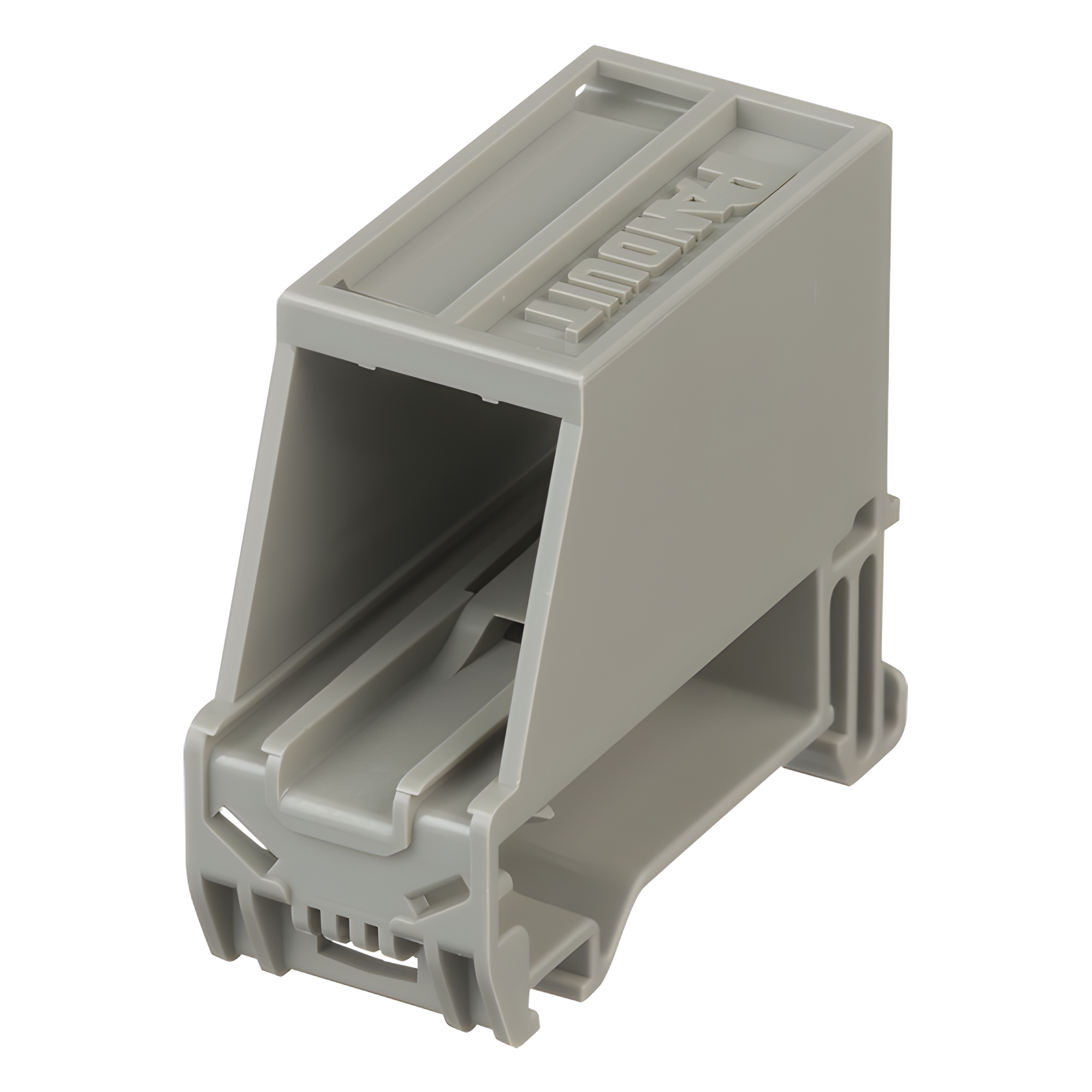 Adaptador de 1 Puerto, Para Conectores Tipo Mini-Com, Blindado, Montaje en Riel Din Estándar de 35 mm (1.38 Pulgadas), Color Gris Internacional — PANDUIT · SKU CADIN1IG-S
