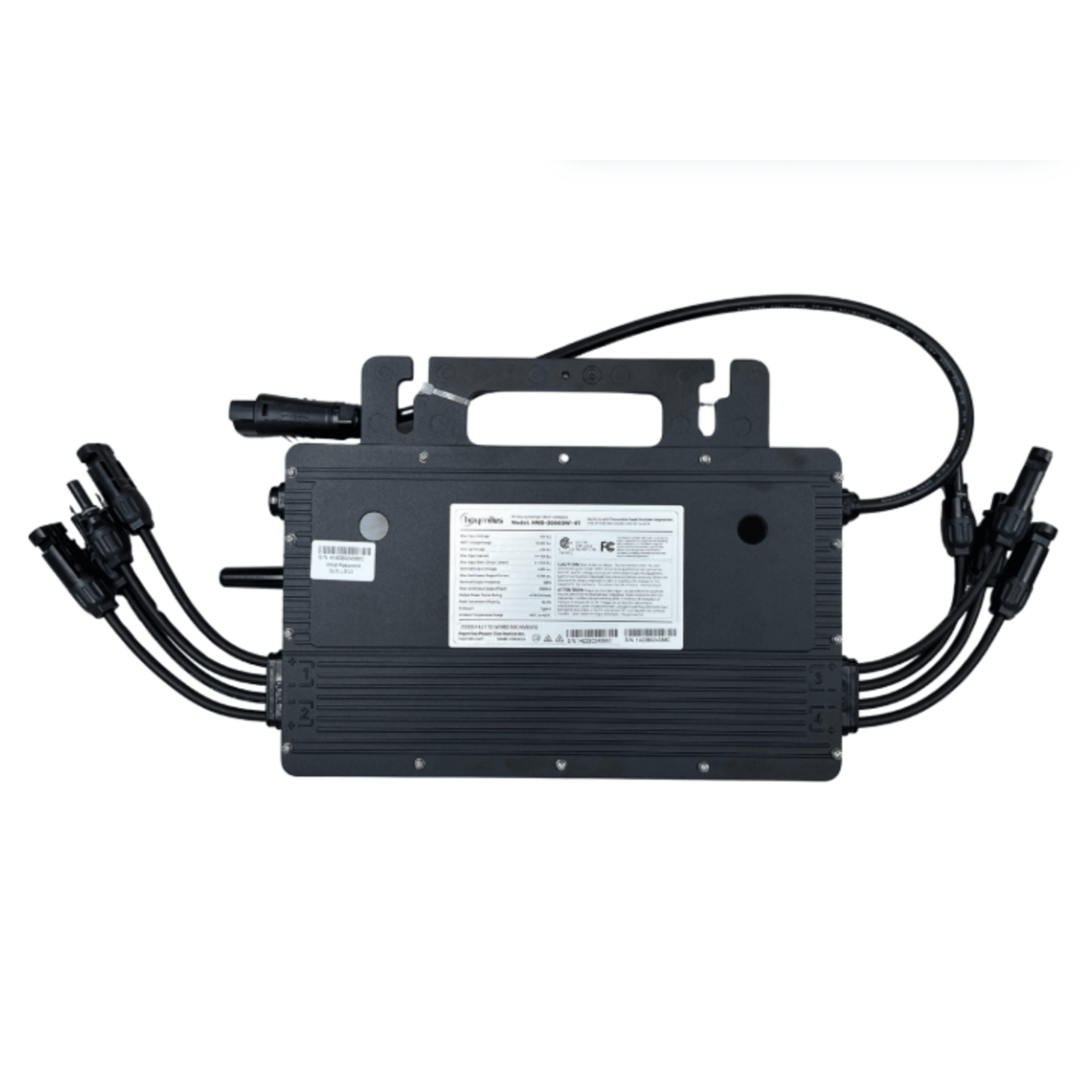 Microinversor 2 Kw, WIFI, 220 Vca, para Interconexión a Red Eléctrica, IP67, Conexión para Cable Troncal, soporta oversizing a 4 Módulos de Hasta 670 W