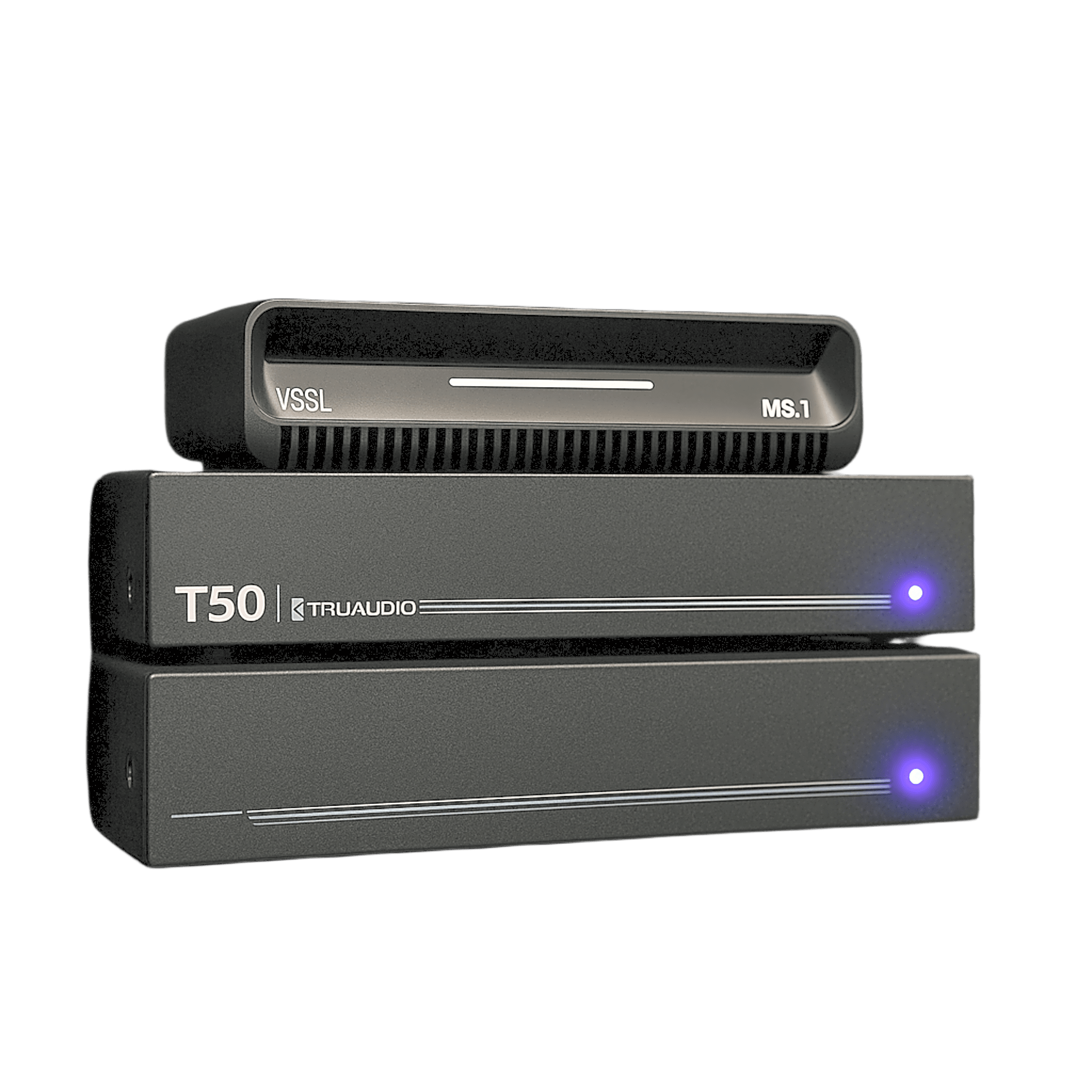 KIT Amplificador T50 y Streamer de Audio Modular MS.1 | PoE + USB-C | HDMI eARC + Óptica + RCA | Bluetooth LE Audio | WiFi | Control4-Crestron-Elan-RTI-URC-Savant-Lutron | AirPlay2-GoogleCast-SpotifyConnect