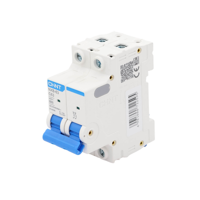 Pastilla para Riel Din, 2 Polo, 63 Amp, Vca:110/415v, 6kA, Catálogo: NXB632PC63.